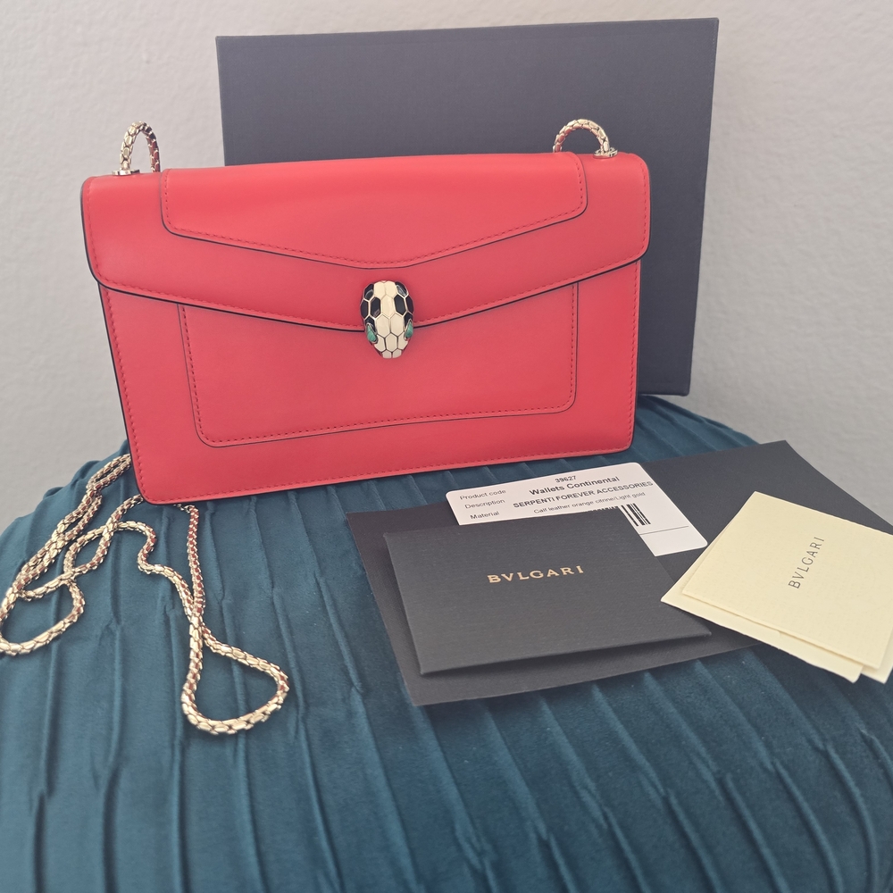 Bulgari Seprenti Forever Square Shoulder Bag.